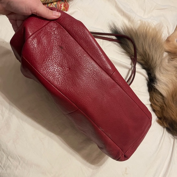 Red coach handbag - Picture 3 of 4